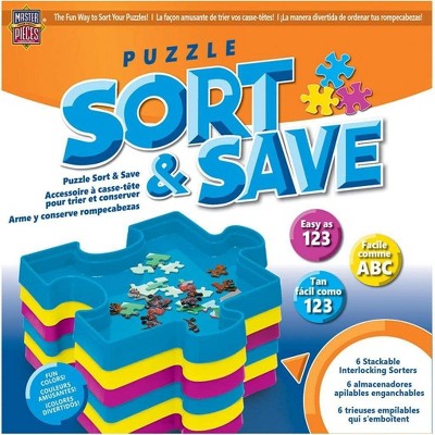 Eurographics Inc. Smartpuzzle Sort & Store 6-piece Jigsaw Puzzle Tray Set :  Target