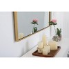 Elegant Lighting Metal frame square mirror 36 inch in Black - 3 of 4