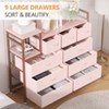 Dresser for Bedroom with 9 Drawer, TV Stand with Charging Station - 4 of 4