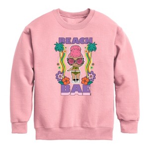 Boys' - LOL Surprise! - Beach Bae Graphic Long Sleeve Fleece Sweatshirt - 1 of 3