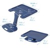 ECR4Kids The Surf Folding Portable Lap Desk, Large, 1-Piece - 2 of 4