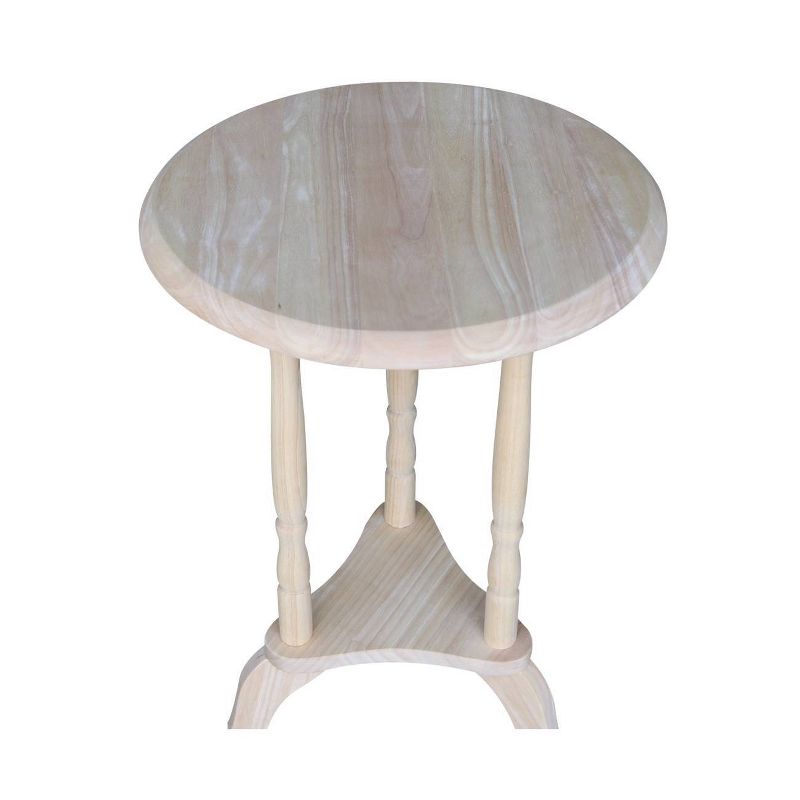 Round Plant Table Unfinished - International Concepts, 4 of 7
