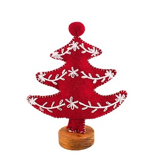 Tag 9.75 In Sprig Tree Decor Small Christmas Decorative Tree , Handmade Winter Festive (1PC) - 1 of 3