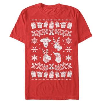 Men's Toy Story Ugly Christmas Toys T-Shirt