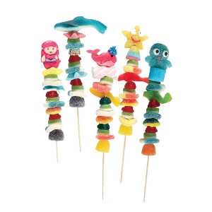 Brenmar 2.9 oz Under the Sea Assorted Candy Kabob - 1 Kabob - Design May Vary - 1 of 2