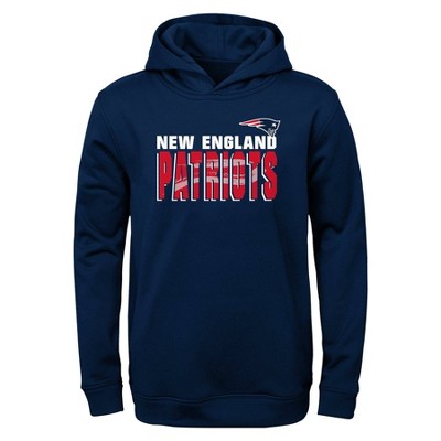 Nfl New England Patriots Girls' Fleece Hooded Sweatshirt : Target