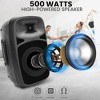 Pyle 15" Bluetooth PA Speaker System, Dual 15" Woofers, USB/SD Readers, Black - 3 of 4