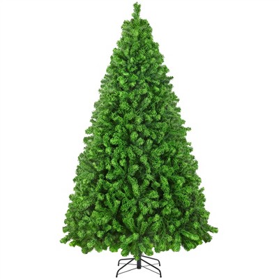 Yaheetech Pre-lit Flocked Artificial Christmas Tree Snow Frosted Christmas Tree