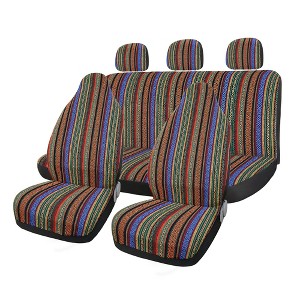Unique Bargains Universal Car Colorful Blanket Bucket Seat Pad - 1 of 4