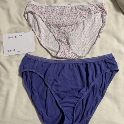Hanes Women's 3pk Hi-cut Underwear - White/red/black Xxl : Target