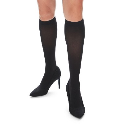 Memoi Women's Microfiber Opaque 60 Denier Knee Highs Bambi - image 2