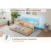 Twin Size Metal Daybed with Trundle, Sofa Bed Frame with Steel Slat Suppor, Twin Trundle Bed for Small Spaces, Bedroom, Apartment - 4 of 4