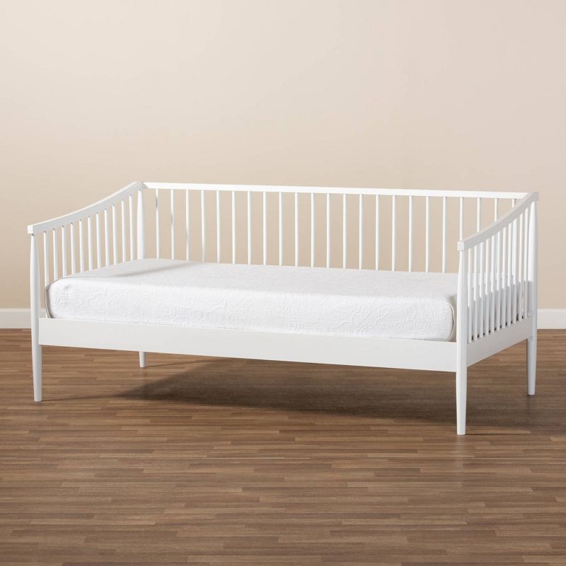Twin Renata Wood Spindle Daybed White - Baxton Studio, 5 of 10