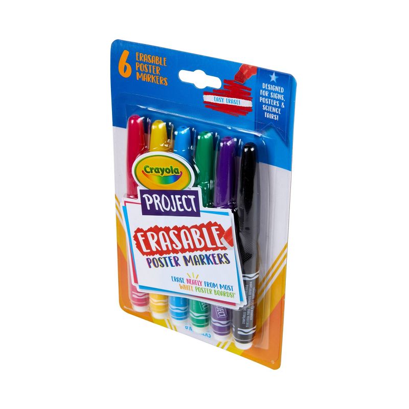 Crayola 6ct Project Erasable Poster Markers, 2 of 8