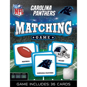 MasterPieces Officially Licensed NFL Carolina Panthers Matching Game for Kids and Families - 1 of 4