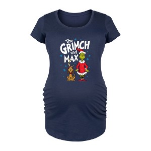 Women's The Grinch And Max - Navy - Large : Target