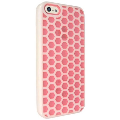 Technocel Honeycomb Hybrigel For Apple Iphone 5 - Pink/white : Target