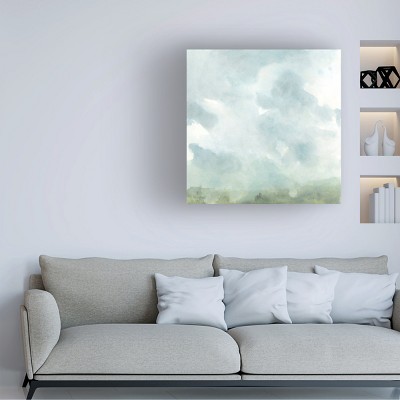 Moody Horizon I 18" x 18" Canvas Landscape Art