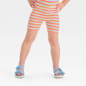 Toddler Girls' Ribbed Bike Shorts - Cat & Jack™ - 1 of 3
