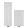 Lux Premium 100% Cotton Tufted Solid Reversible 2 Piece Bath Rug Set – Ultra-Soft, Water-Absorbent, Durable, Machine Washable Bathroom Rug - 2 of 4