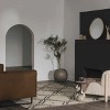 Hauteloom Brownhills Cream&Black Trellis Cotton Area Rug - 4 of 4