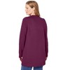 Woman Within Plus Size Cotton Cable Knit Cardigan Sweater - 3 of 4