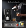 Countertop Nugget Ice Maker, 44lbs/24H Chewable Ice Machine with Dispenser, Self-Cleaning Pebble Ice Maker for Home/Office/Parties, Black - 2 of 4