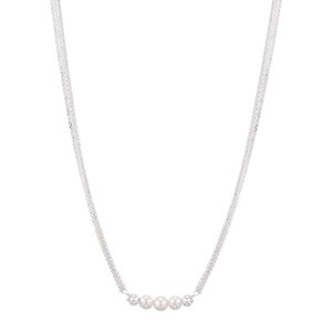 Silpada 'Pearl City' Sterling Silver Freshwater Pearl Necklace, 16" + 2" - 1 of 4