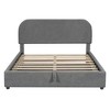 Teddy Fleece Full? Size Upholstered Platform Bed with Hydraulic Storage System - image 3 of 4