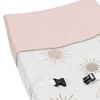 Sweet Jojo Designs Girl Changing Pad Cover Desert Sun Pink Mauve and Taupe - 3 of 4