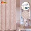 LunaLulinlk Pink Boho Shower Curtains - 4 of 4