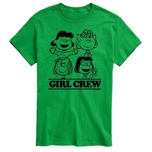 Men's - Peanuts - Girl Crew Short Sleeve Graphic T-Shirt - 1 of 4