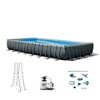 Intex 26373EH 32ft x 16ft x 52in Ultra XTR Frame Above Ground Rectangular Swimming Pool Set with Sand Filter Pump, Ladder, Cover, & Maintenance Kit - 2 of 4