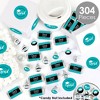 Big Dot of Happiness 2025 Teal Graduation Party Candy Favor Sticker Kit - 304 Pieces - 2 of 4