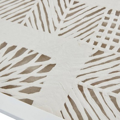 Natural Off-White Rectangular Rice Paper Shadow Box Set