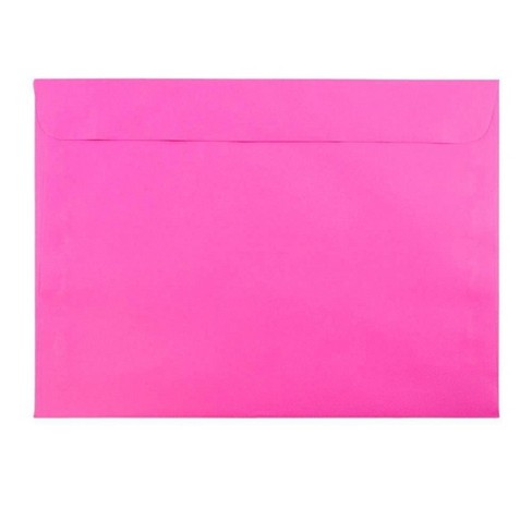 Jam Paper 50pk 9 X 12 Booklet Envelopes Ultra Fuchsia Hot Pink Target