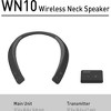 Panasonic WN10 Wireless Wearable TV Neck Speaker Bluetooth w/ Built-in Microphone - 3 of 4