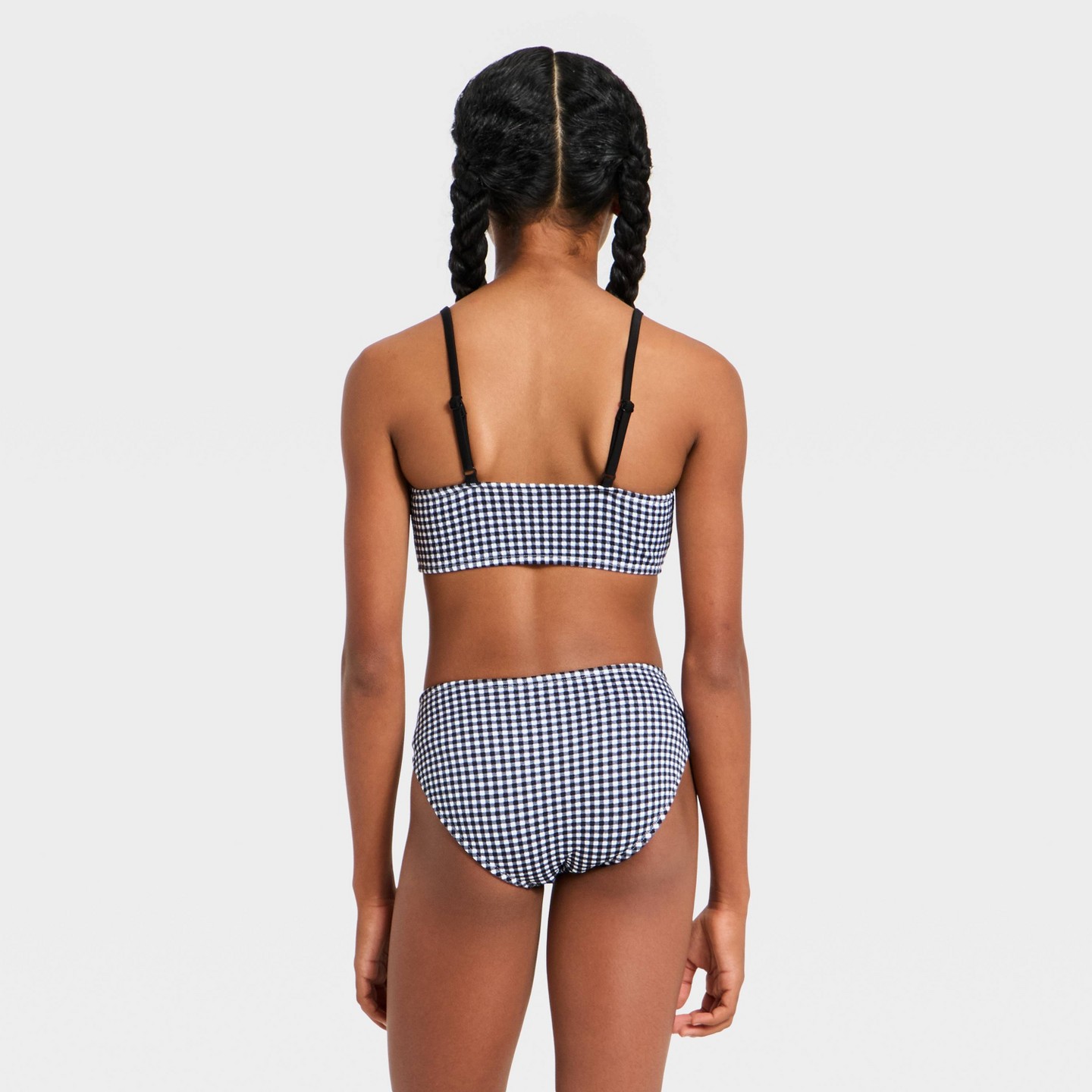 Детские купальники Art Class Girls' Popcorn Gingham Swimwear Set, цвет: Чёрный — фото 2
