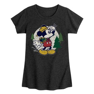 Girls' - Disney - Mickey & Friends Fitted Short Sleeve Graphic T-Shirt - 1 of 4