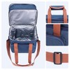 REGALWOVEN Oxford Wipe Clean Insulated Large Capacity Lunch Bags 10.2 x 7.1 x 11 Inches - 3 of 4