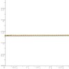 Black Bow Jewelry 1.1mm, 14k Yellow Gold, Solid Box Chain Anklet, 9 Inch - 4 of 4