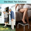 Yescom 20" RV Toilet Gravity Flush High Profile w/ Steel Step Stool for Camper - 4 of 4