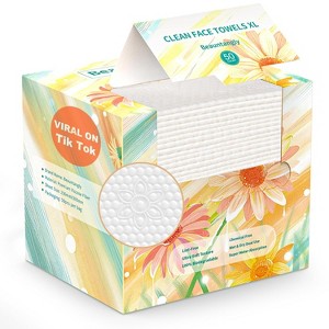FAAYFIAN Disposable Face Towels  XL 50 Counts - 1 of 4
