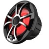 Wet Sounds REVO 8-XSB-SS Black XS / Stainless Overlay Grill 8 Inch Marine LED Coaxial Speakers (pair) - 4 of 4