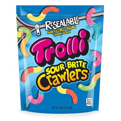 Trolli Sour Brite Crawlers Gummi Candy - 28.8oz : Target