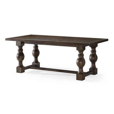Maven Lane Leon Traditional Wooden Dining Table in Antiqued Finish