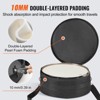 VEVOR 5-Piece Drum Bag Kit, Durable 1680D Oxford Material, Cushioned Cases with 1.5m Removable Shoulder Strap and Carry Handles, Black - 4 of 4