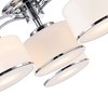 CWI Lighting Frosted 4 Light Drum Shade Flush Mount With Chrome Finish - 2 of 4