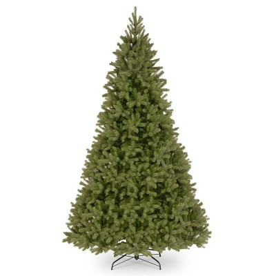 National Tree Company 'Feel Real' Artificial Giant Full Downswept Christmas Tree, Green, Douglas Fir, Includes Stand, 10ft