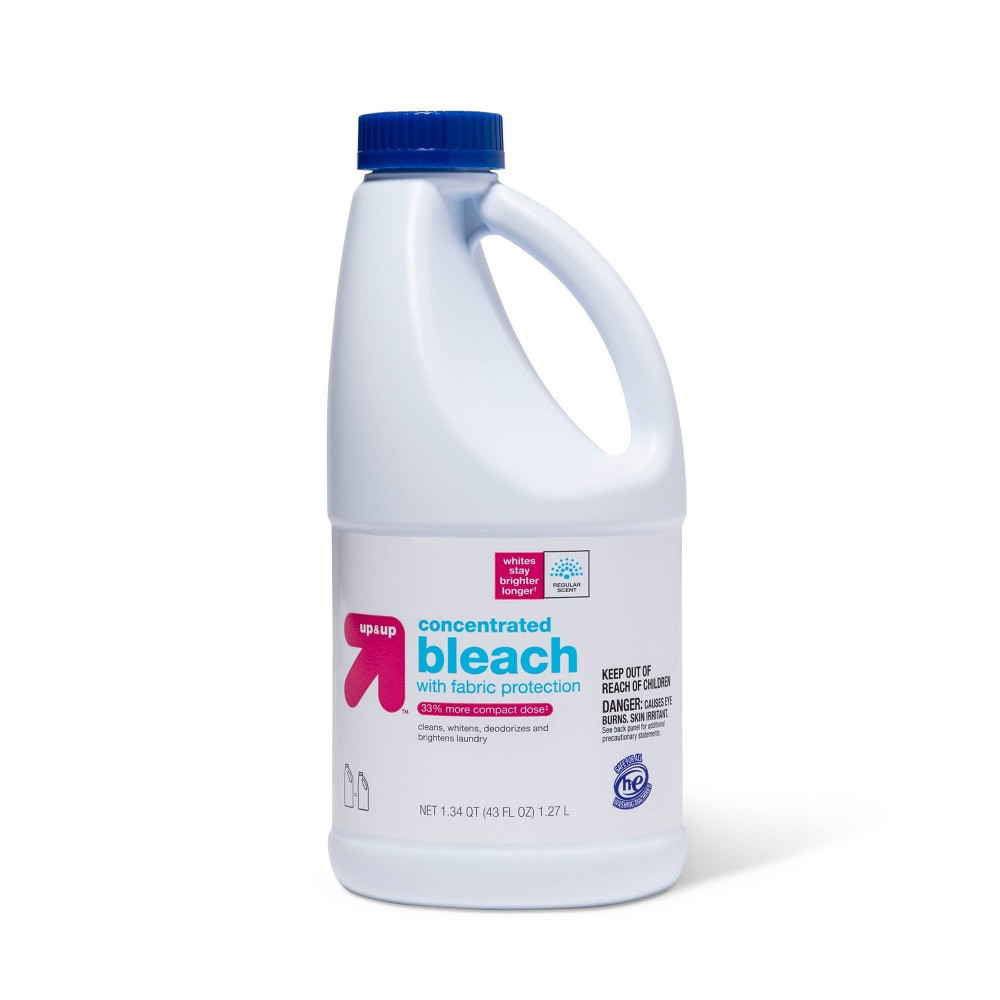 EPA Regular Bleach with Fabric Protection - 43 fl oz - up & up 6 pack 